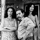 Maria Conchita Alonso, Sonia Braga, and Edward James Olmos in Roosters (1993)