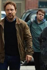 Stephen Graham, Andrew Ellis, and Shvorne Marks in The Walk-In (2022)