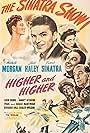 Frank Sinatra, Michèle Morgan, Leon Errol, Barbara Hale, Jack Haley, Grace Hartman, Paul Hartman, Marcy McGuire, and Dooley Wilson in Higher and Higher (1943)
