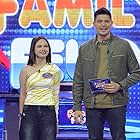 Dingdong Dantes and Ashley Sarmiento in Family Feud Philippines (2022)