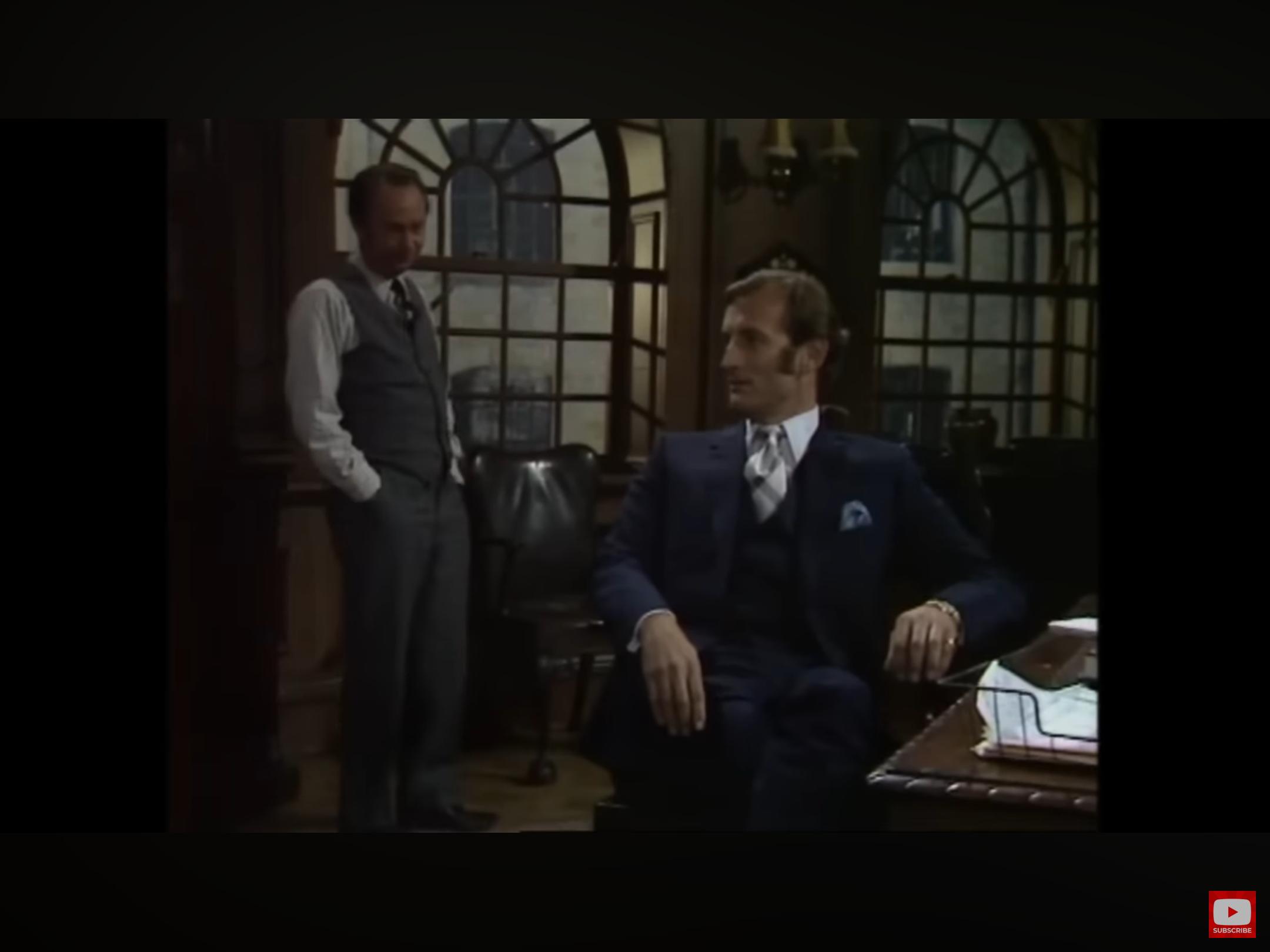 Gerald Harper and Peter Sallis in Hadleigh (1969)