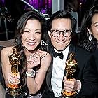 Michelle Yeoh and Ke Huy Quan at an event for The Oscars (2023)