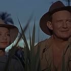 Trevor Howard and Juliette Gréco in The Roots of Heaven (1958)