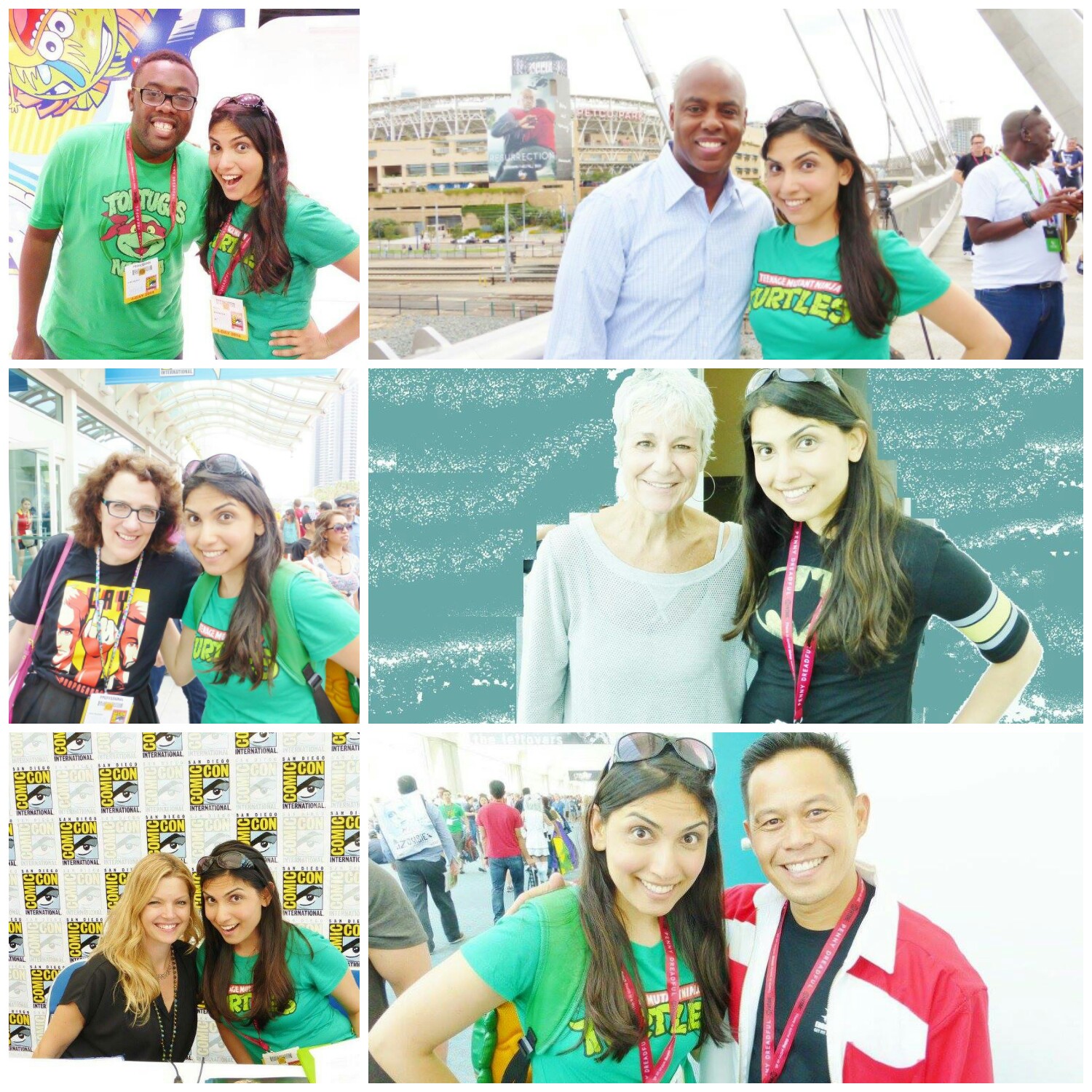 Clare Kramer, Ernie Reyes Jr., Andrea Romano, and Machelle Noel at an event for GeekRockTV (2010)