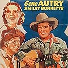 Gene Autry, Smiley Burnette, and Frances Grant in Oh, Susanna! (1936)