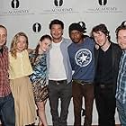 John Gallagher Jr., Brie Larson, Ron Najor, Asher Goldstein, Destin Daniel Cretton, LaKeith Stanfield, and Kaitlyn Dever at an event for Short Term 12 (2013)