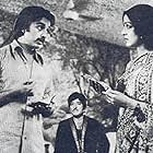 Hema Malini, Kamal Haasan, and Raaj Kumar in Ek Nai Paheli (1984)