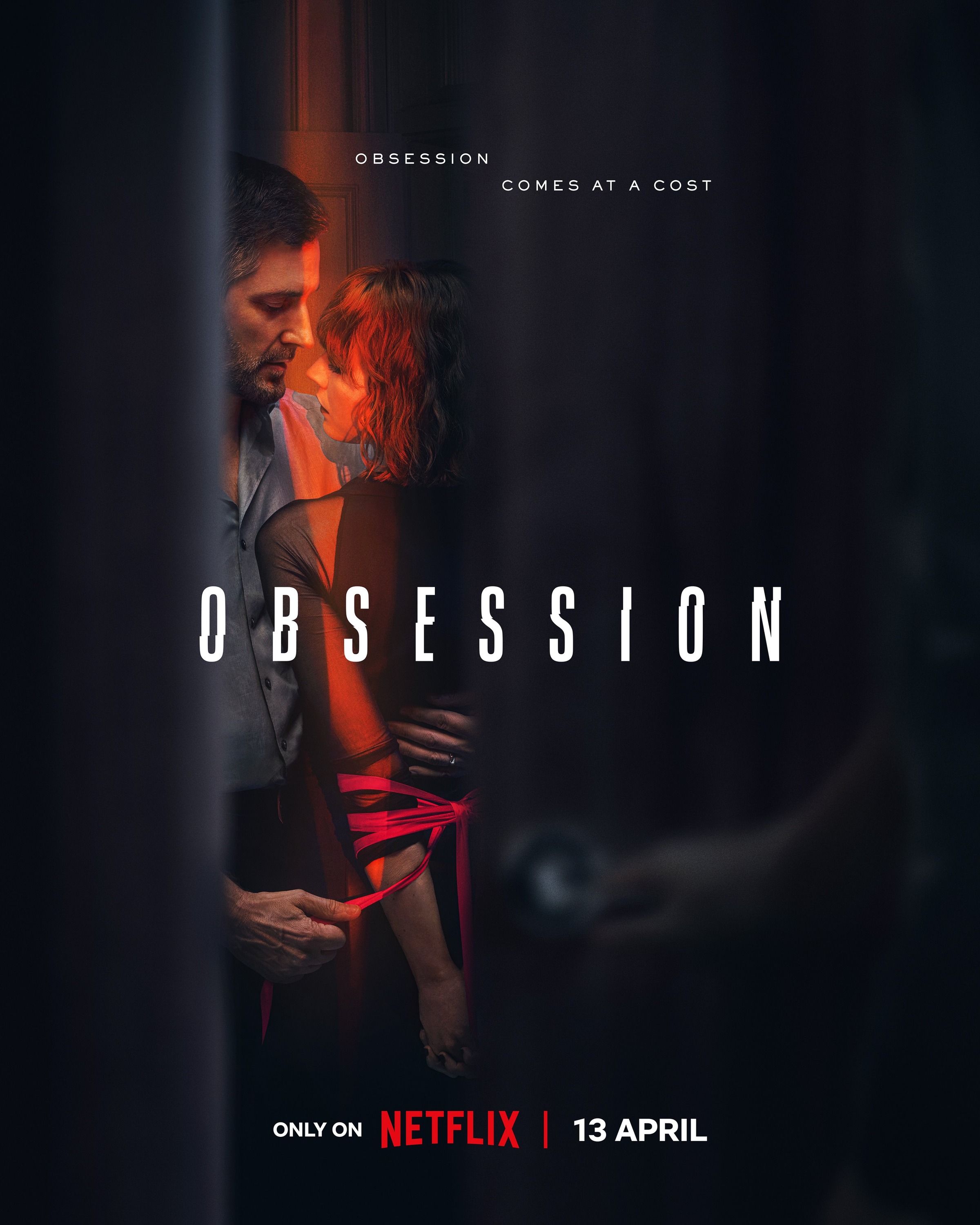 Richard Armitage and Charlie Murphy in Obsession (2023)