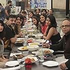 Sudipta Chakraborty, Lily Chakravarty, Rajatabha Dutta, Rituparna Sengupta, Parno Mittra, Priyanka Sarkar, Srijit Mukherji, Saayoni Ghosh, Ridhima Ghosh, Sohini Sarkar, and Nigel Akkara at an event for Rajkahini (2015)