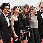 John C. Reilly, Émilie Dequenne, Alice Winocour, Davy Chou, and Paula Beer at an event for Jeanne du Barry (2023)