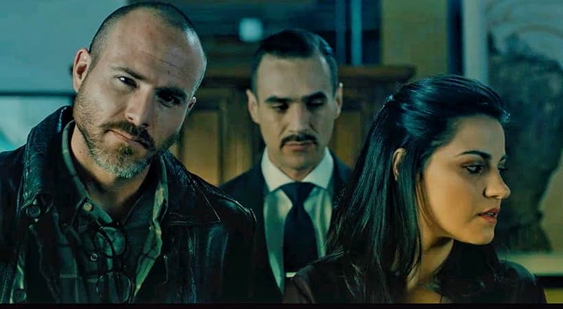 Jorge Poza, Maite Perroni, and Erik Hayser in Dark Desire (2020)