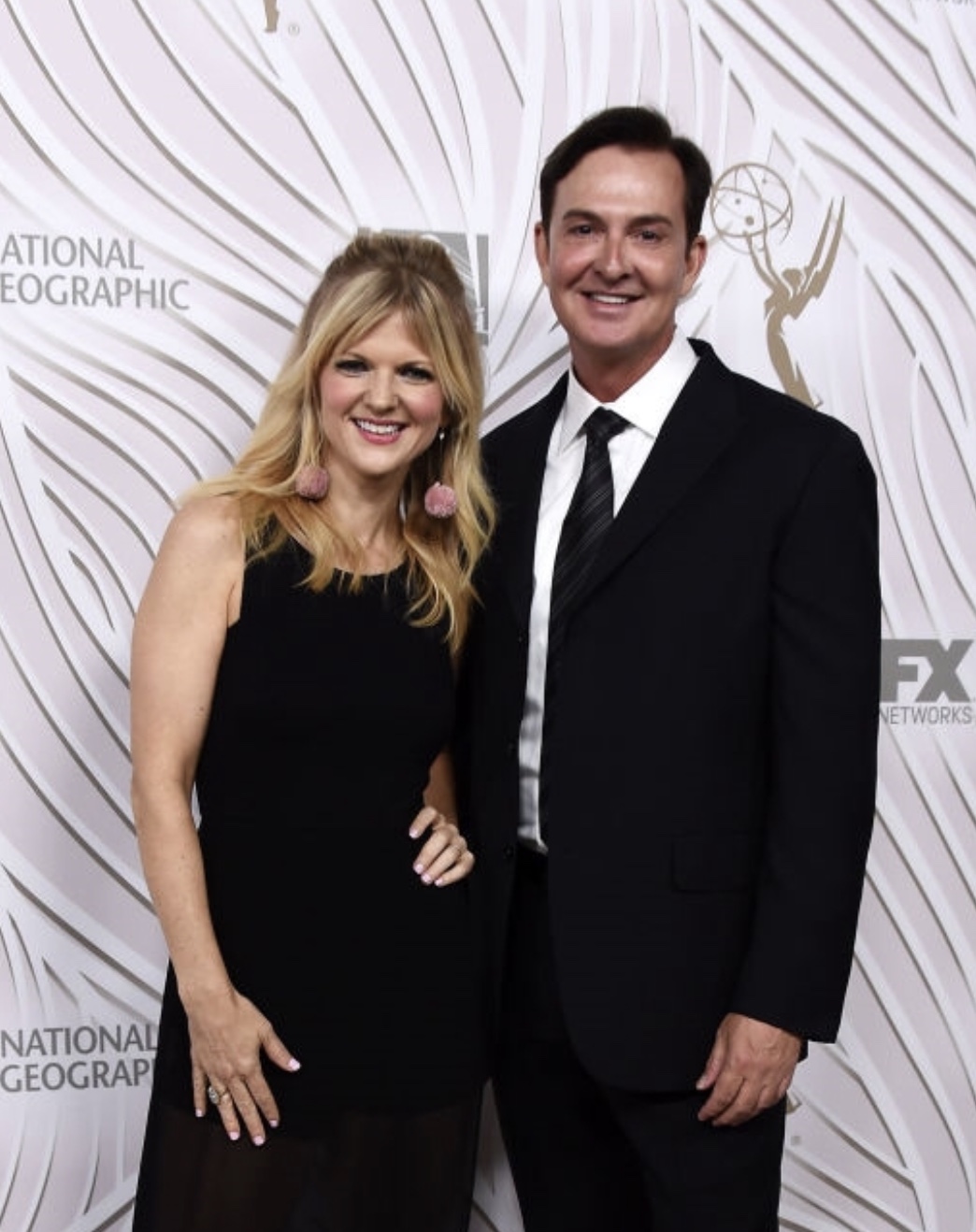 Arden Myrin with David Williams at FX Emmy party