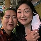 With Margaret Cho on set for Good Trouble