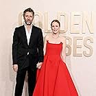 Julianne Moore and Bart Freundlich at an event for 81st Golden Globe Awards (2024)