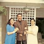 Juhi Chawla, Jackie Shroff, and Amrita Singh in Aaina (1993)