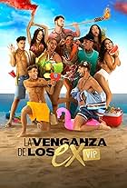 Leslie Gallardo, Isaac Torres, La Divaza, Ana Cisneros, Christian Renaud, Lizbeth Rodríguez, Rafael Delgado, Yurgenis Aular, Brandon Meza, and Diana Estrada in La Venganza de los Ex VIP (2021)