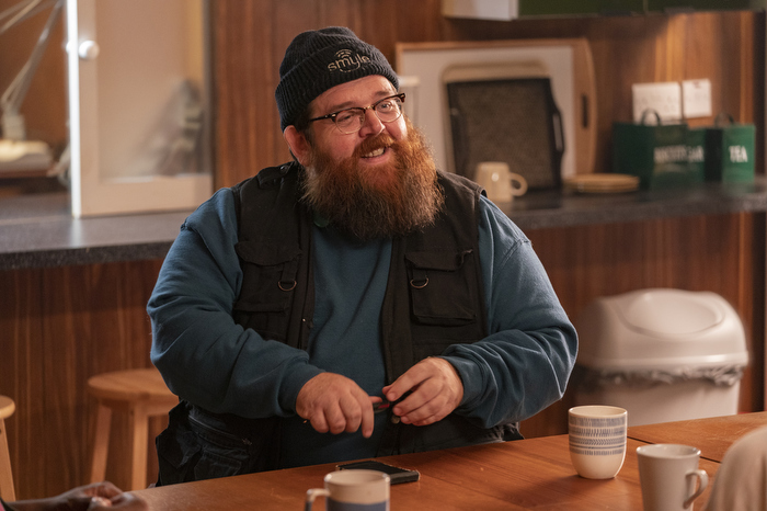 Nick Frost in The Girl with All the Ghosts (2020)