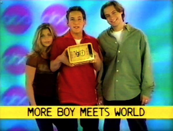 Danielle Fishel, Ben Savage, and Will Friedle in Boy Meets World (1993)