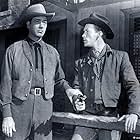 Skip Homeier and John Payne in The Road to Denver (1955)