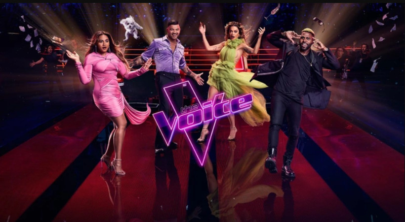 Rita Ora, Guy Sebastian, Jessica Mauboy, and Jason Derulo in The Voice (2012)