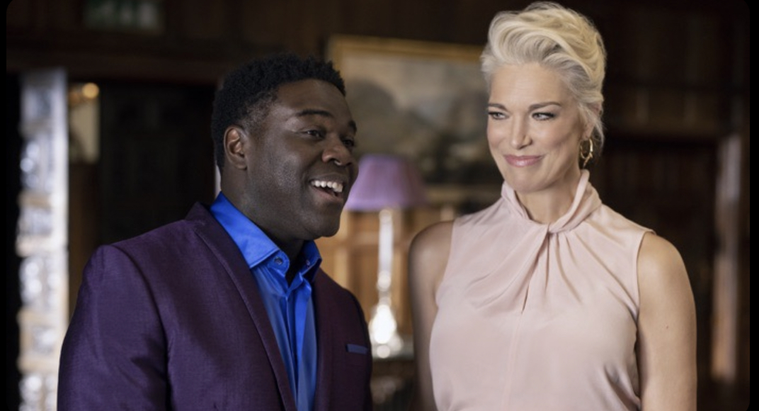 Hannah Waddingham and Sam Richardson in Ted Lasso (2020)