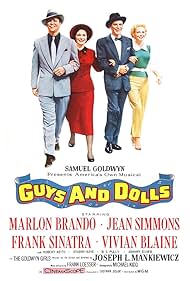 Marlon Brando, Frank Sinatra, Jean Simmons, and Vivian Blaine in Guys and Dolls (1955)