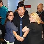 Marcia Landeros, Eddie Mui, and Jessica Morgan at Unidentified premiere