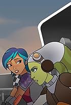 Vanessa Marshall and Tiya Sircar in Star Wars: Forces of Destiny (2017)