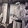 Henry Fonda, Jack Lemmon, and William Powell in Mister Roberts (1955)