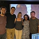 Dan Smith, Matthew Jensen, Jessica Mathews, Marchelle Thurman and Casey Nelson in the final post sound session for Black White and the Greys