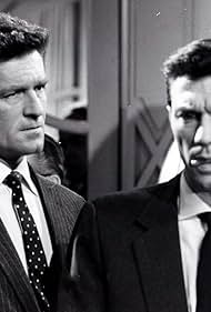 Laurence Harvey and Hugh O'Brian in Dial M for Murder (1967)