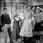 Eve Arden, Richard Crenna, Gloria McMillan, and Robert Rockwell in Our Miss Brooks (1952)