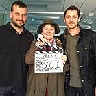 Marek Losey, Brenda Blethyn & Kenny Doughty on the set of Vera season 6. 2016