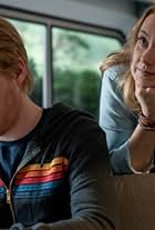 Merritt Wever and Domhnall Gleeson in Kiss (2020)