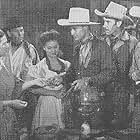 Roy Brent, Mary MacLaren, Patti McCarty, James Newill, Dave O'Brien, and Guy Wilkerson in Fighting Valley (1943)