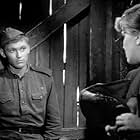 Vladimir Ivashov and Zhanna Prokhorenko in Ballad of a Soldier (1959)