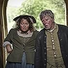 Phil Davis and Beatie Edney in Poldark (2015)