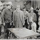 John Wayne, Yakima Canutt, Tommy Coats, George 'Gabby' Hayes, Artie Ortego, Tex Palmer, and Alberta Vaughn in Randy Rides Alone (1934)