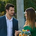 Dan Jeannotte and Jocelyn Hudon in Falling in Love in Niagara (2024)