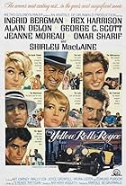 Ingrid Bergman, Shirley MacLaine, Alain Delon, Rex Harrison, George C. Scott, Omar Sharif, and Jeanne Moreau in The Yellow Rolls-Royce (1964)