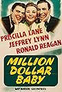 Ronald Reagan, Priscilla Lane, and Jeffrey Lynn in Million Dollar Baby (1941)