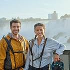 Dan Jeannotte and Jocelyn Hudon in Falling in Love in Niagara (2024)