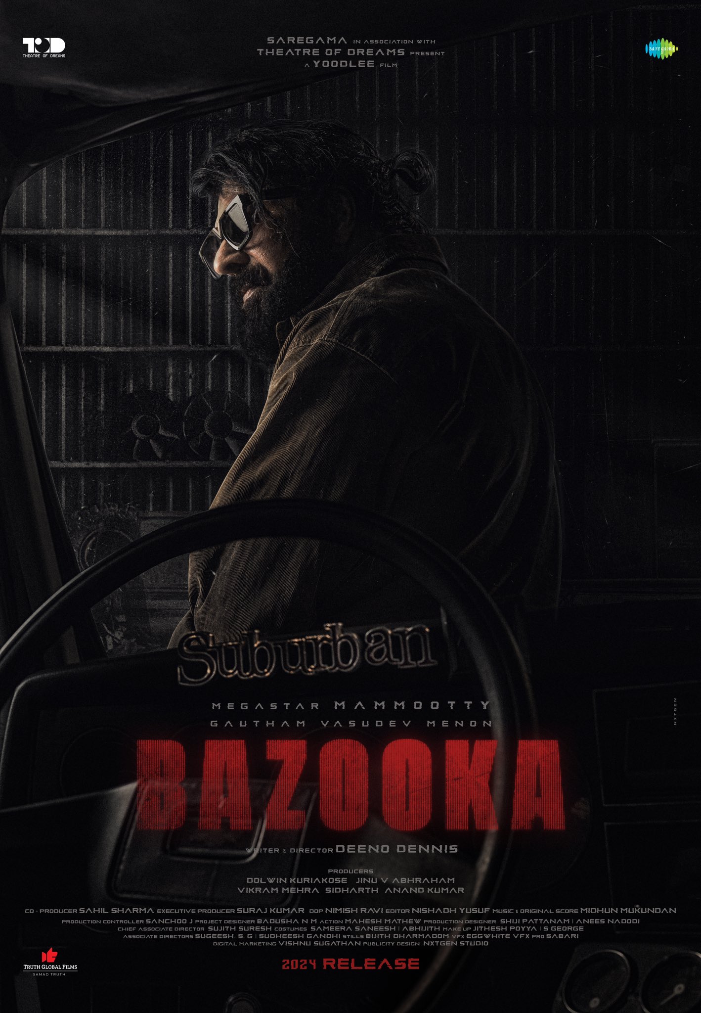 Mammootty in Bazooka (2025)