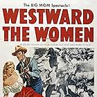 Robert Taylor, Denise Darcel, Marilyn Erskine, and Lenore Lonergan in Westward the Women (1951)