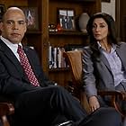 Kevin as District Attorney "Rick" with Necar Zadegan on RAKE, episode: "Cannibal."