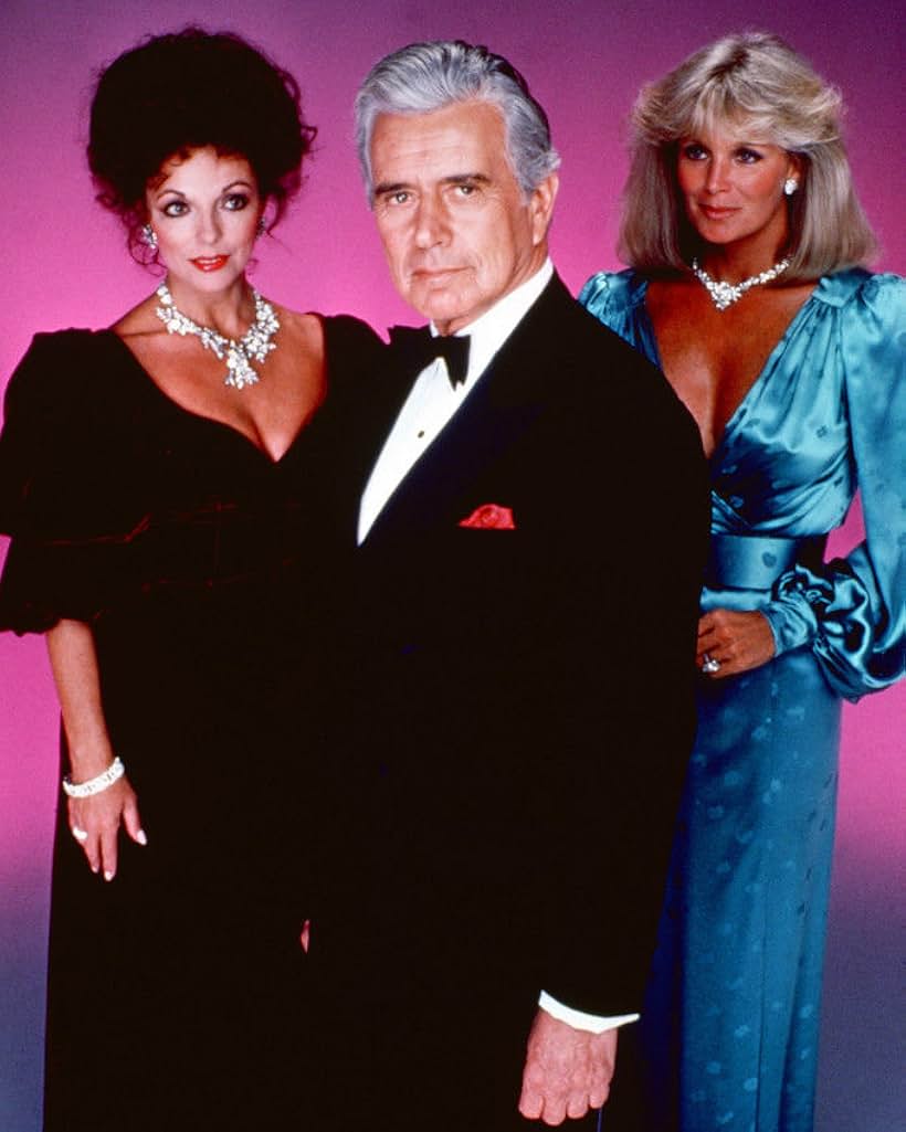 Joan Collins, John Forsythe, and Linda Evans in Dynasty (1981)