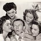 Frances Gifford, Jimmy Lydon, Diana Lynn, Anne Rooney, and Gail Russell in Henry Aldrich Gets Glamour (1943)