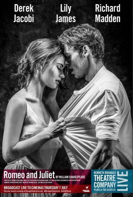 Richard Madden and Lily James in Branagh Theatre Live: Romeo and Juliet (2016)