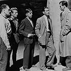 Rudolph Anders, Helmut Dantine, Philip Dorn, Kurt Kreuger, and Hans Schumm in Escape in the Desert (1945)
