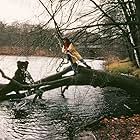 Wim Wenders, Rüdiger Vogler, and Arina Voznsenskaya in Arisha, der Bär und der steinerne Ring (1992)